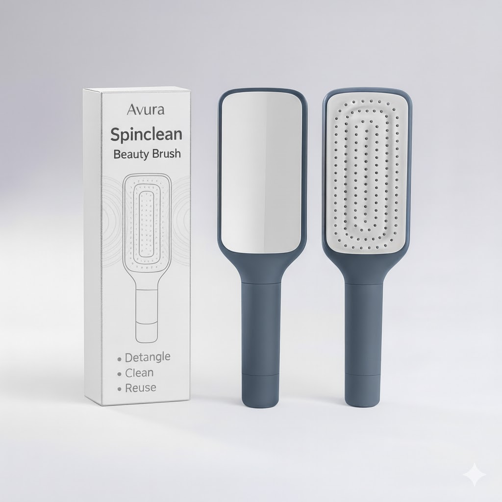 SpinClean Beauty Brush