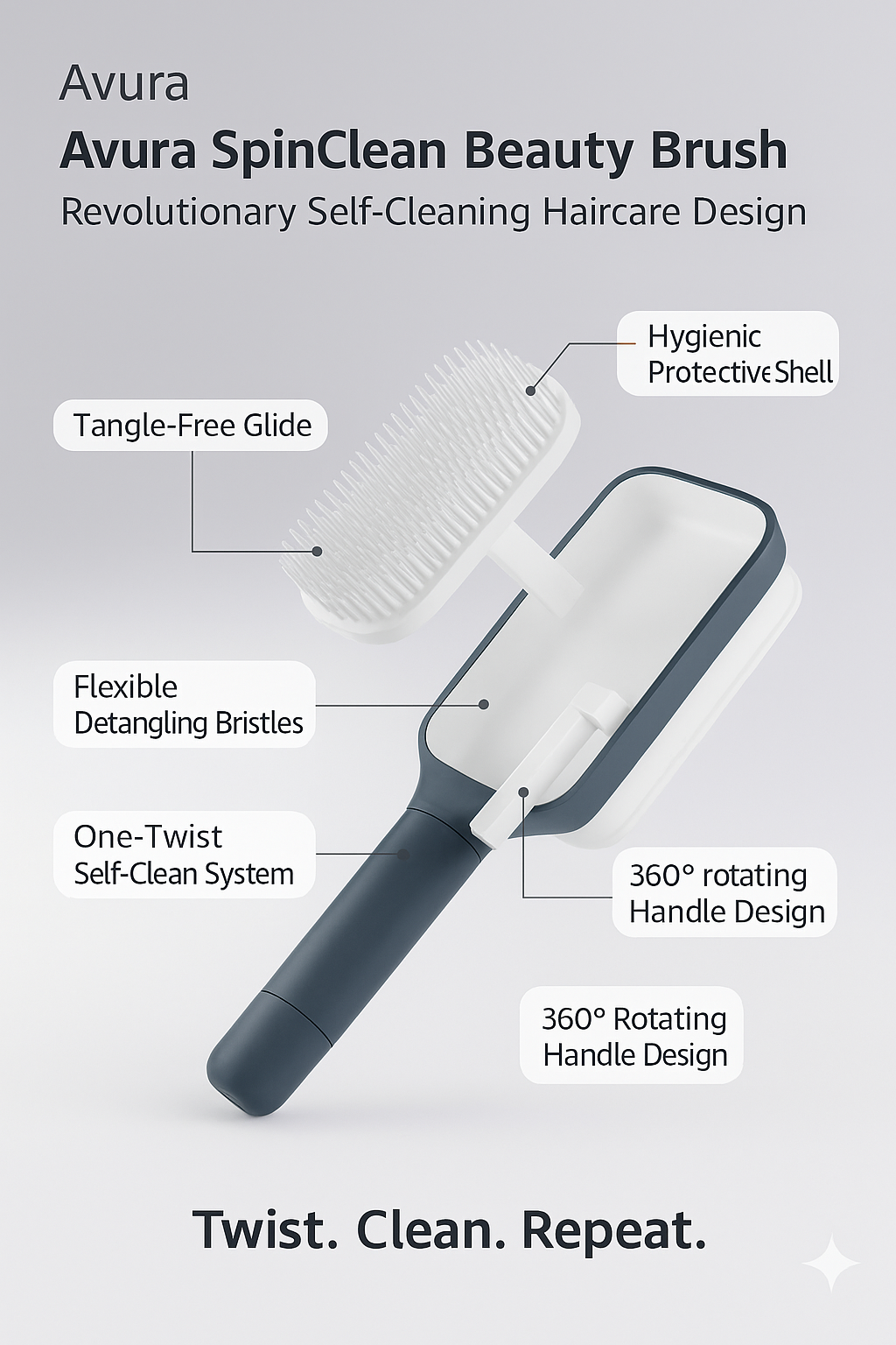 SpinClean Beauty Brush